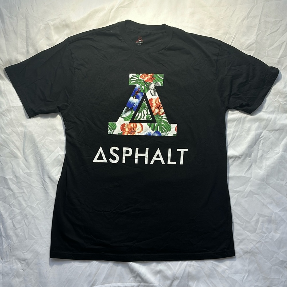 Floral black Asphalt shirt - Sz L